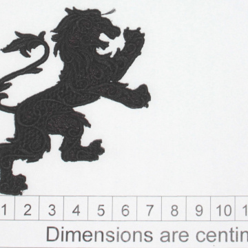 Small Black Lion #LSOE001